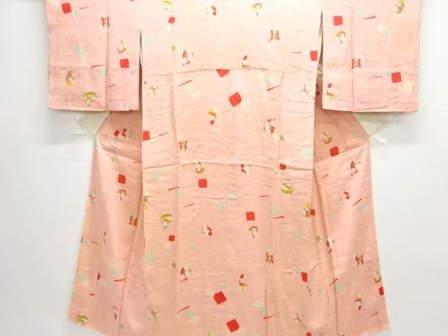 JAPANESE KIMONO / ANTIQUE JUBAN / SILK / KINSHA / GOSHO DOLLS
